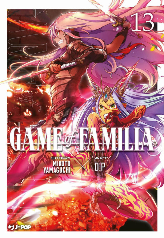 Copertina manga Game of Familia Vol. 13 J-POP in italiano – isekai dark fantasy tra intrighi politici, Dead Male e battaglie epiche.