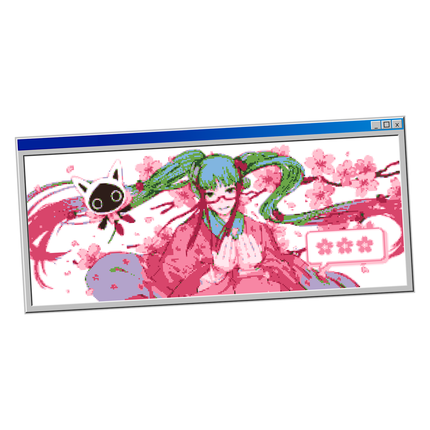 Uni & Tapu Pixel Art Giga Sticker - Esclusiva Mangapass 3