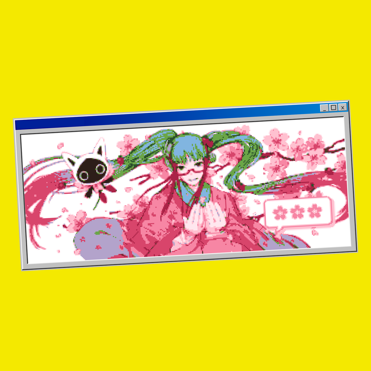 Uni & Tapu Pixel Art Giga Sticker - Esclusiva Mangapass 3