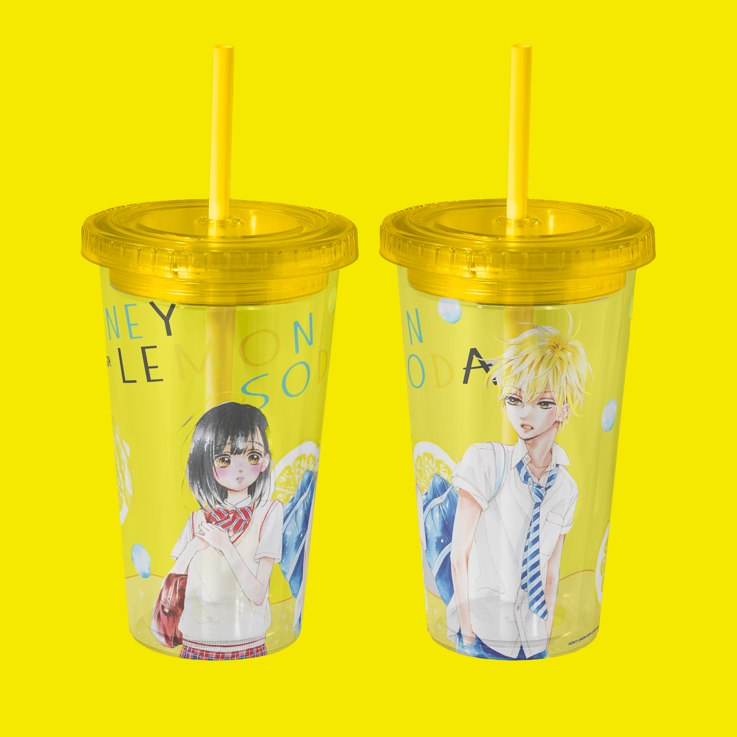 Honey Lemon Soda Bicchiere con cannuccia - Esclusiva Mangapass 4 (RISCATTABILE DA SETTEMBRE)