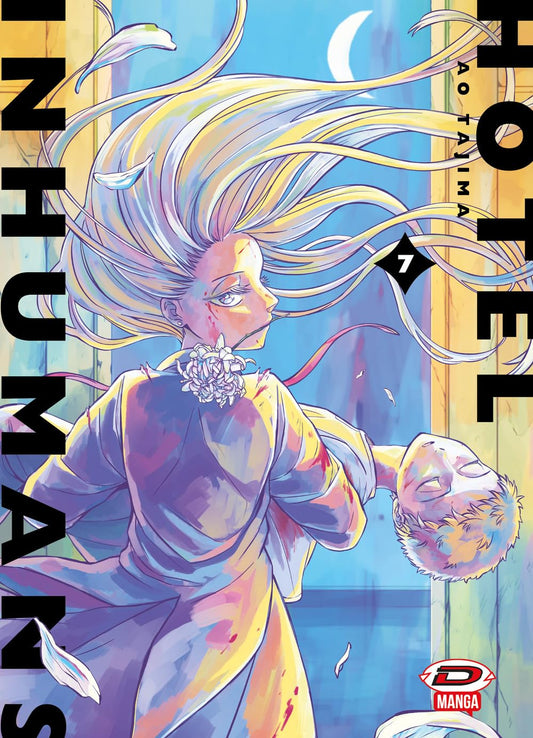 Copertina del manga Hotel Inhumans Volume 7 di Ao Tajima edito da Dynit Manga