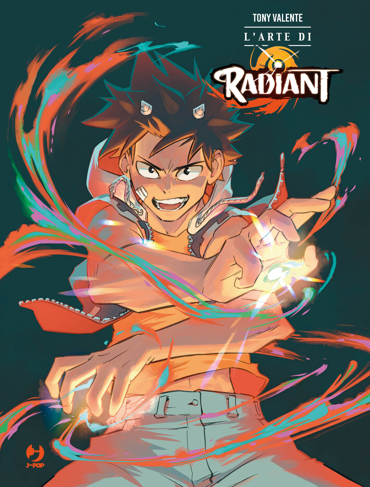 Copertina dell'artbook L'arte di Radiant di Tony Valente edito da J-POP Manga