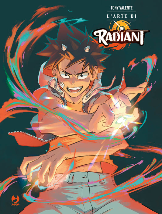Copertina dell'artbook L'arte di Radiant di Tony Valente edito da J-POP Manga