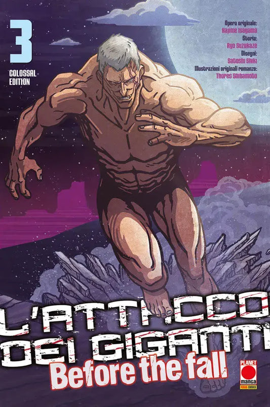 L'Attacco dei Giganti - Before The Fall Colossal Edition Vol. 3 - Panini Planet Manga - Italiano