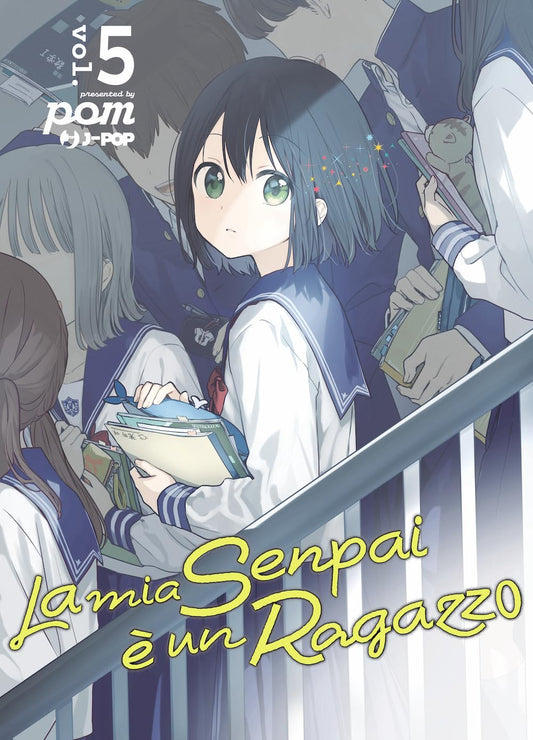 Copertina manga La mia senpai è un ragazzo Vol. 5 J-POP in italiano – storia di Makoto Hanaoka tra amore, identità e accettazione di sé.