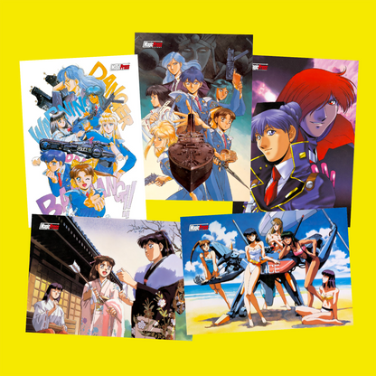 Silent Mobius Set 5 Cartoline - Esclusiva Mangapass 3