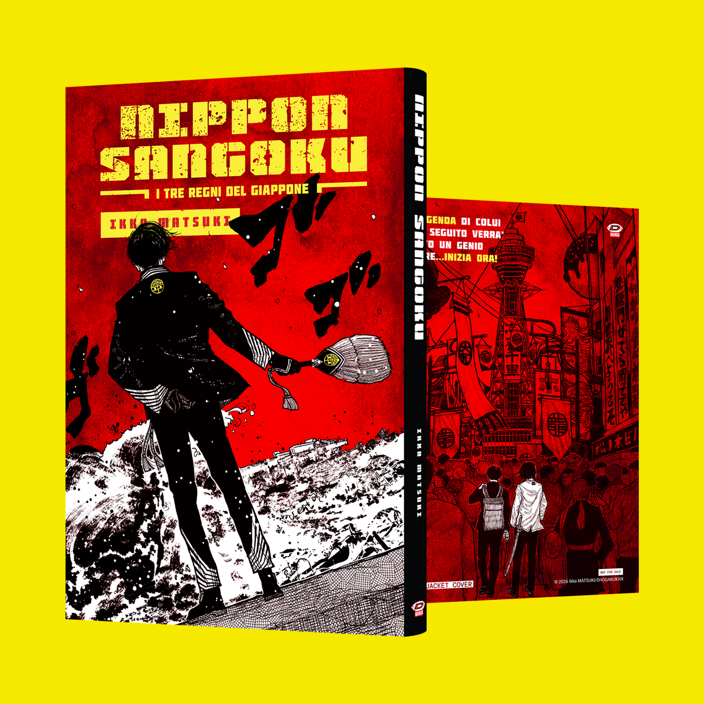 Sovraccoperta Nippon Sangoku - I tre regni del Giappone - Limited Variant Jacket - Esclusiva Mangapass 4