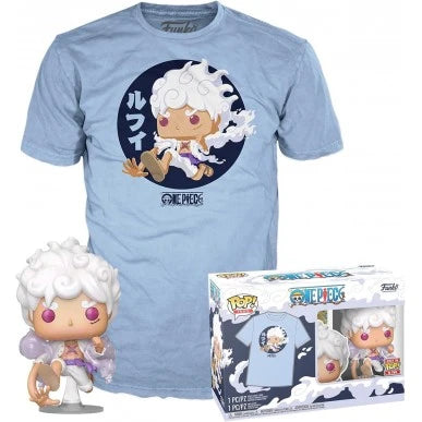 Luffy Gear 5  - One Piece - Funko POP! & Tee Animation - Taglia L