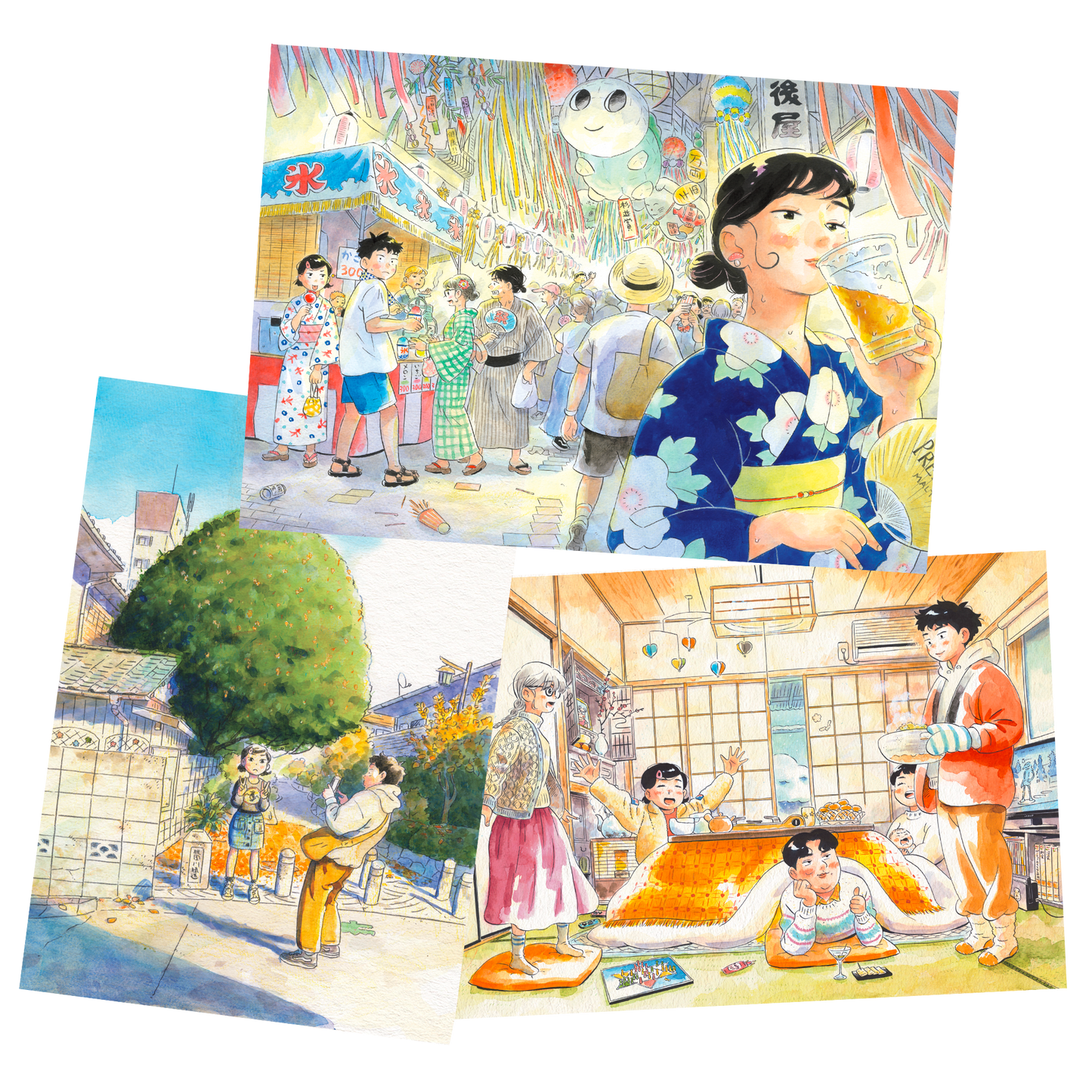 Hirayasumi Set di 3 Litografie Limitate - Esclusiva Mangapass 2
