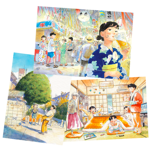 Hirayasumi Set di 3 Litografie Limitate - Esclusiva Mangapass 2