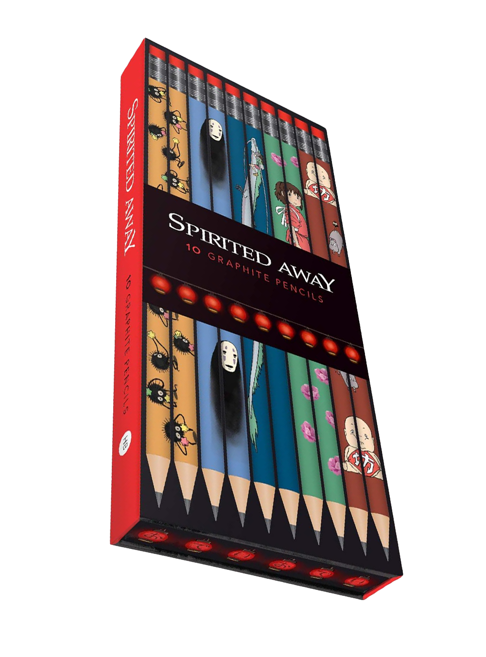 Spirited Away: 10 Graphite Pencils