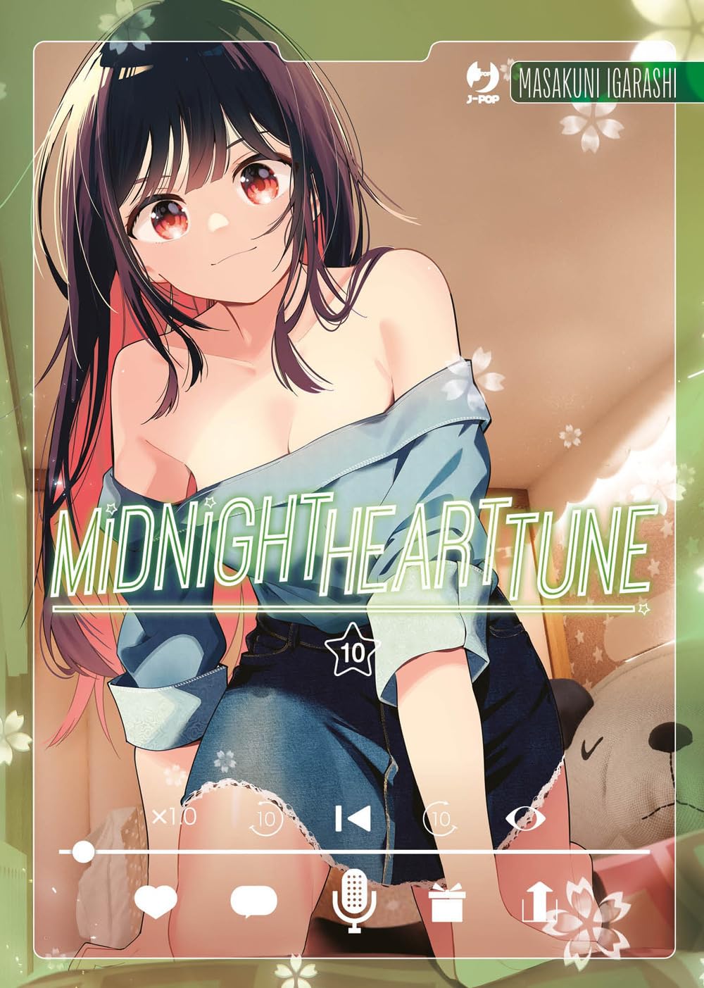 Copertina del manga Midnight Heart Tune volume 10 edito in italiano da J-POP Manga.