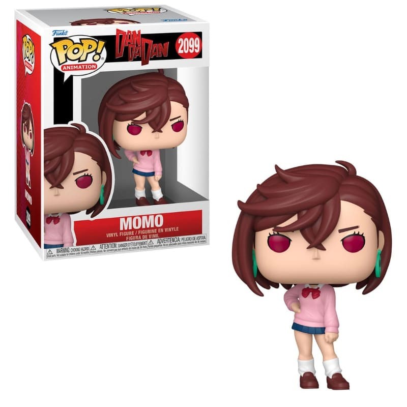 Funko POP! Animation numero 2099 di Momo Ayase, la protagonista del manga e anime Dandadan, in posa d'azione o tipica.
