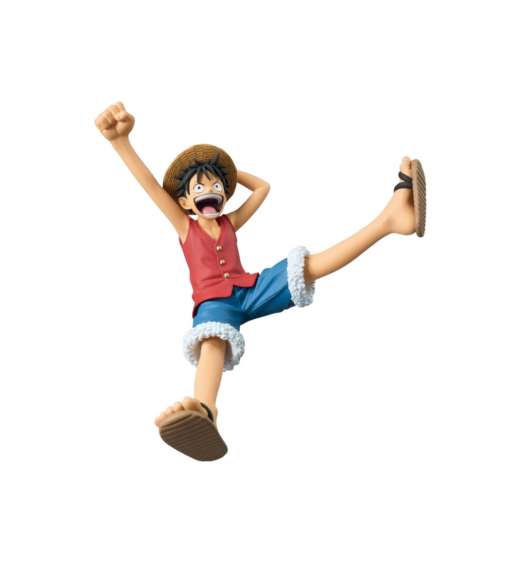 Statuetta figure di Monkey D. Luffy versione Romance Dawn da One Piece Banpresto.
