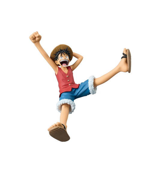 Statuetta figure di Monkey D. Luffy versione Romance Dawn da One Piece Banpresto.