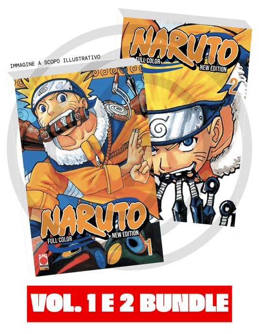 Naruto Color New Edition Bundle Vol. (1-2) - Panini Planet Manga - Italiano