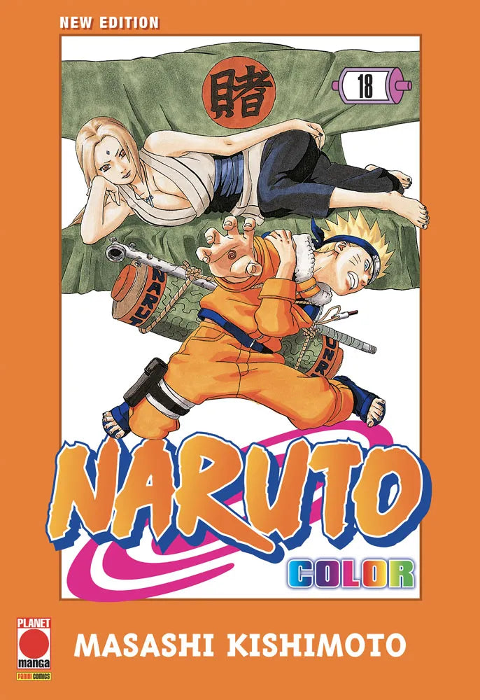 Copertina del manga Naruto Color New Edition Volume 18 di Masashi Kishimoto edito da Panini Planet Manga