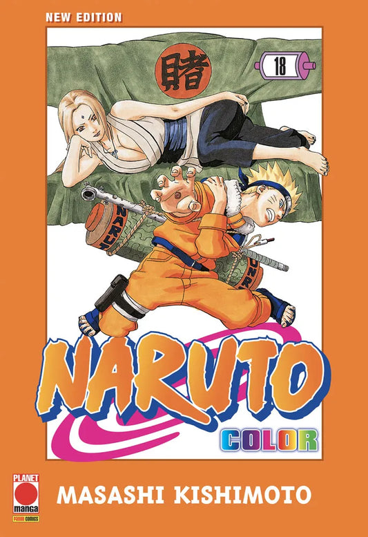 Copertina del manga Naruto Color New Edition Volume 18 di Masashi Kishimoto edito da Panini Planet Manga