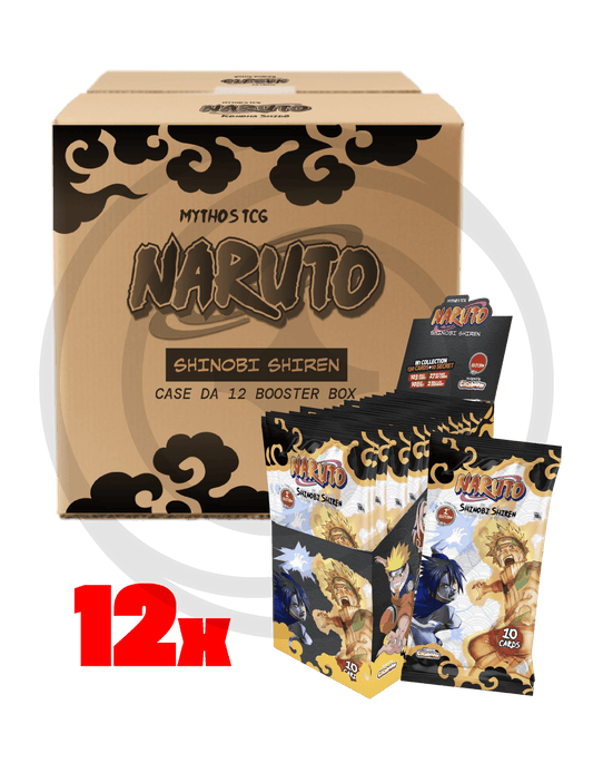 Naruto Mythos 02 TCG – Shinobi Shiren 1° Edition - Case Sealed (12 Box da 24 Bustine) (ENG)
