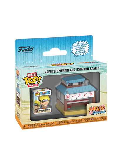 Naruto - Naruto Uzumaki with Ichiraku Ramen - Funko Bitty Pop Towns !
