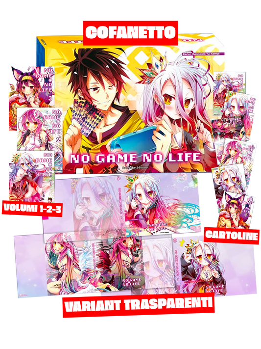 No Game No Life Vol. (1-2-3) – Bundle Limited Edition Box – Dokusho Edizioni - Italiano