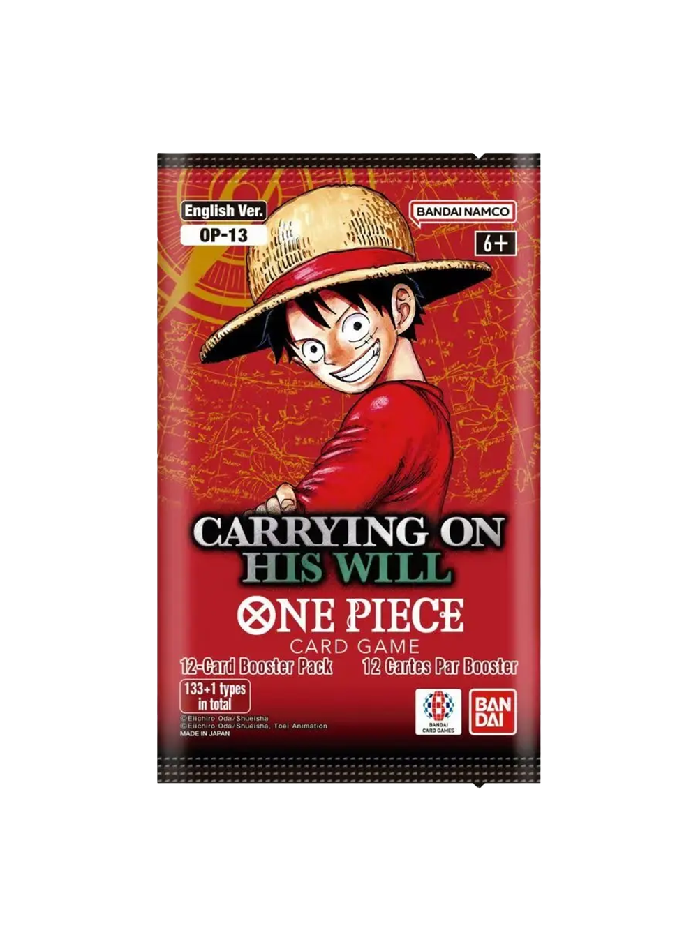 OP 13 Carrying on His Will - One Piece Card Game (1 Bustina) (ENG)