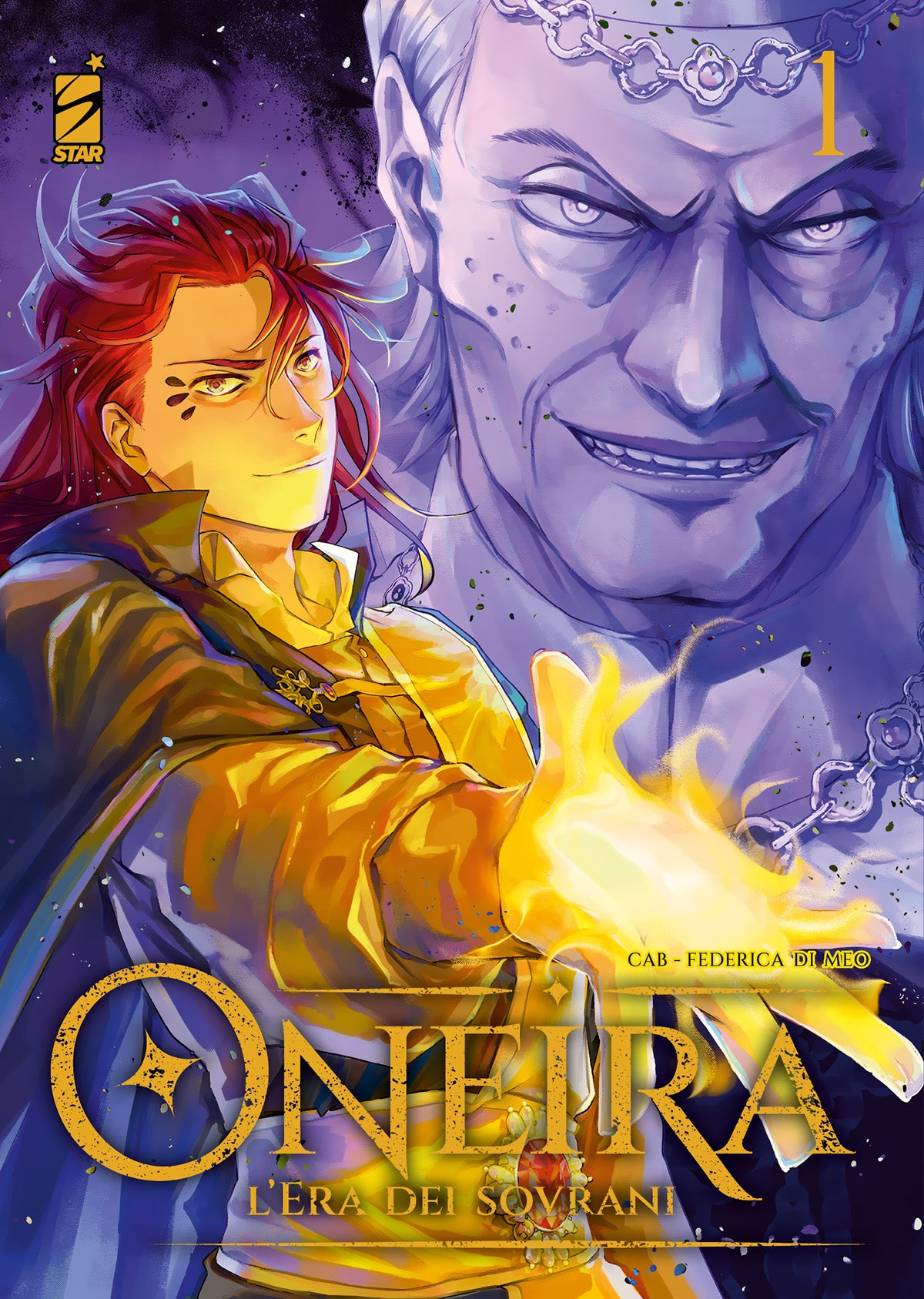 Copertina del manga Oneira L'era dei Sovrani Volume 1 di CAB e Federica Di Meo edito da Star Comics