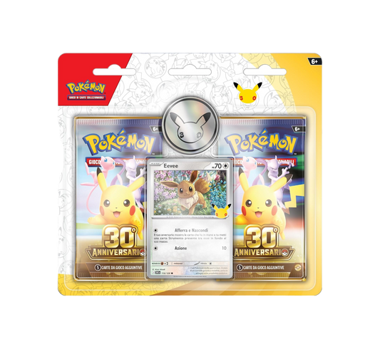 Pokemon 30th Anniversario - Blister 2 Buste
