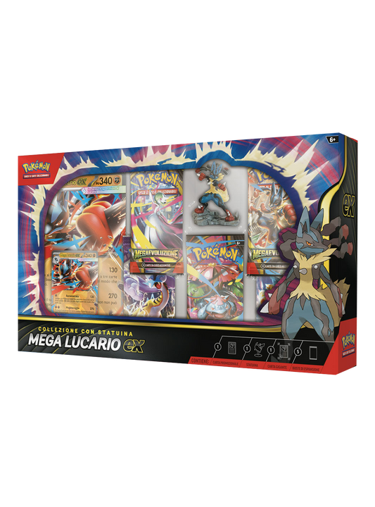 Pokémon Collezione Statuina Mega Lucario-EX – Megaevoluzione (ITA)