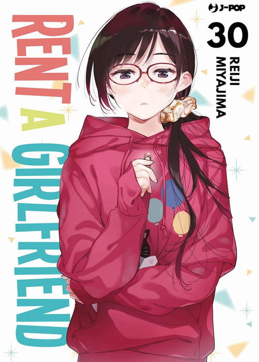 Copertina del manga Rent A Girlfriend volume 30 edito da J-POP; l'illustrazione ritrae la protagonista Chizuru Mizuhara in abiti casual o in un contesto di vita quotidiana.