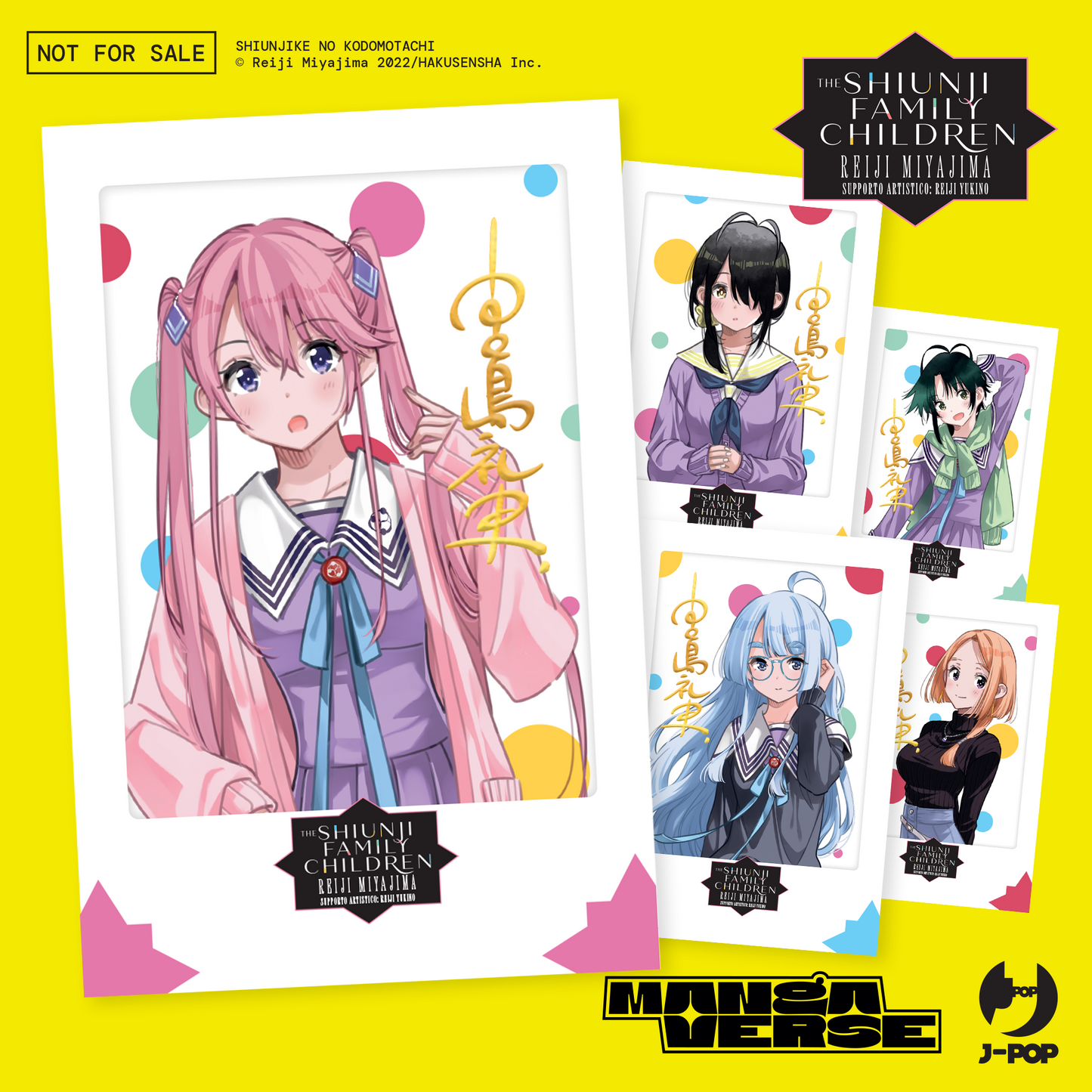 The Shiunji Family Children Set di 5 Polaroid - Esclusiva Mangapass 3