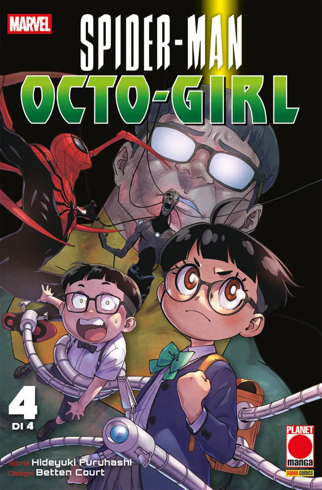 Copertina del manga Spider-Man: Octo-Girl volume 4 edito in italiano da Planet Manga.