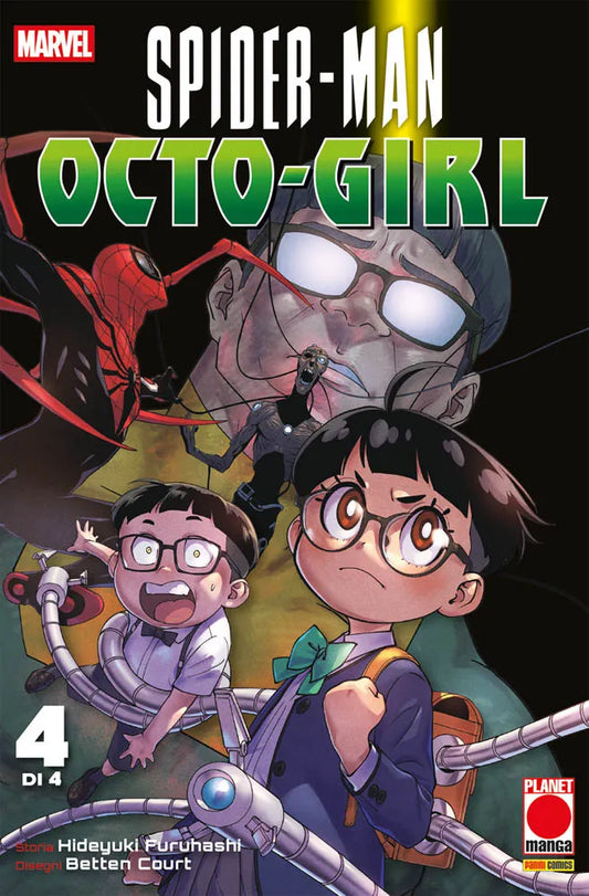 Copertina del manga Spider-Man: Octo-Girl volume 4 edito in italiano da Planet Manga.