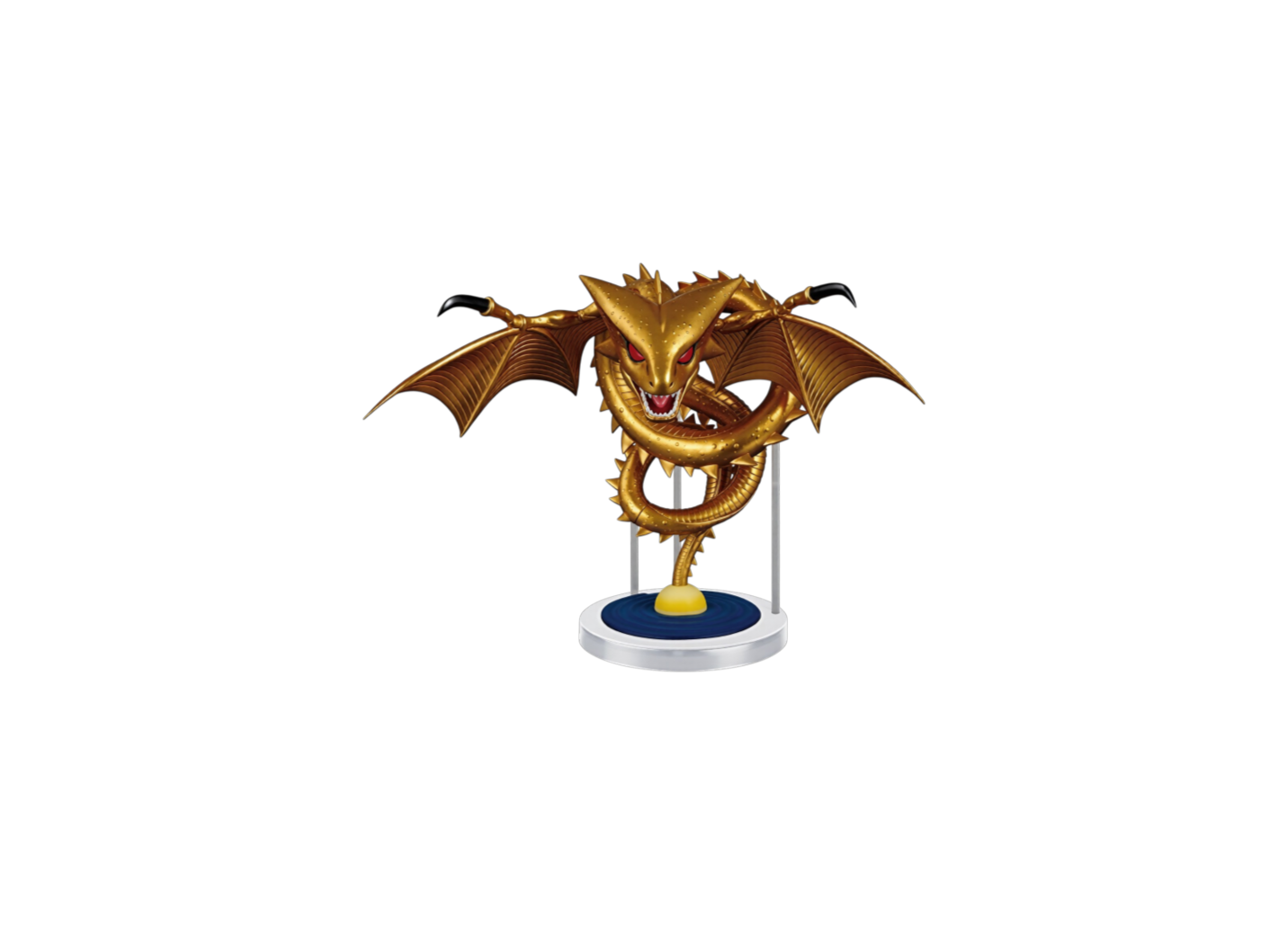 Figure da collezione in PVC dorato di Super Shenron da Dragon Ball Super prodotta da Banpresto.