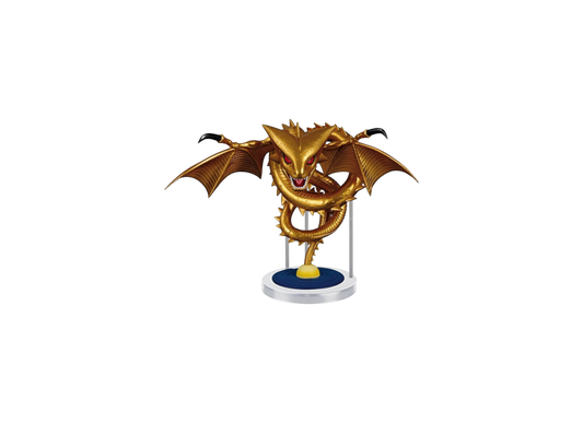 Figure da collezione in PVC dorato di Super Shenron da Dragon Ball Super prodotta da Banpresto.