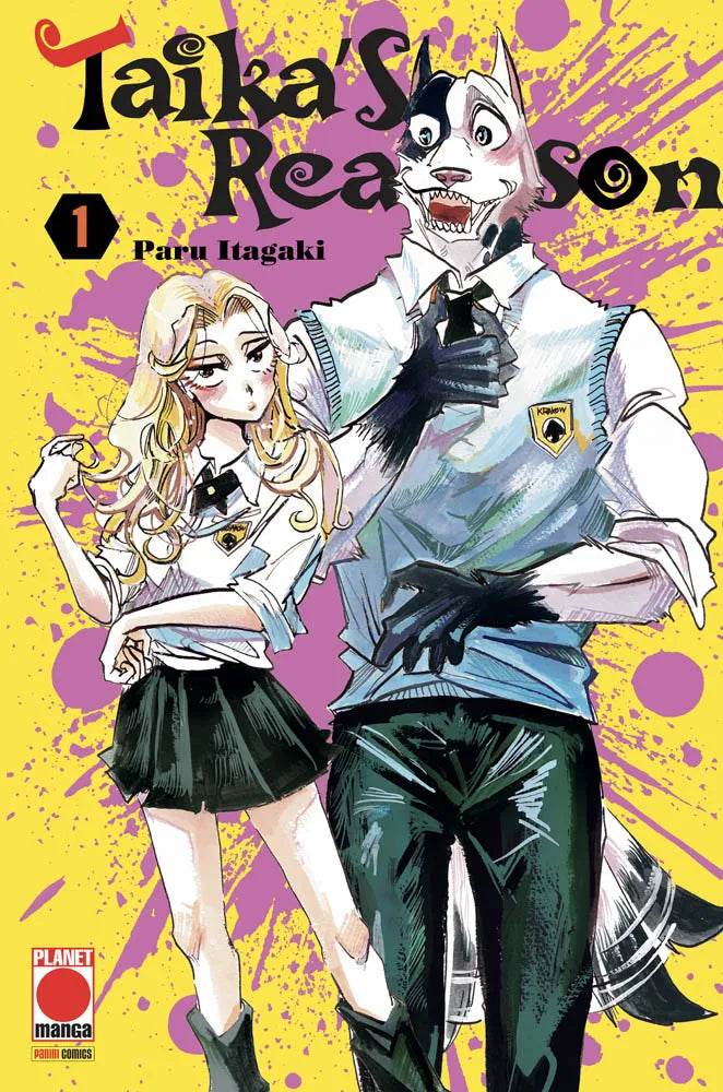 Copertina del manga Taika's Reason Volume 1 di Paru Itagaki edito da Panini Planet Manga