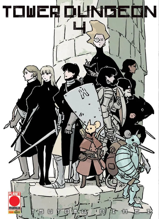 Tower Dungeon Vol. 4 (Panini): Il gruppo marcia verso la Torre del Drago per salvare la principessa dal Necromante. Il fantasy epico di Tsutomu Nihei.