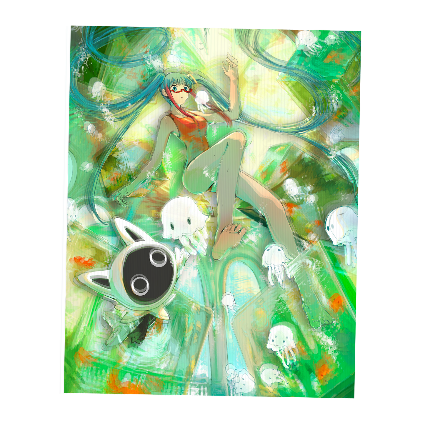 Uni & Tapu 3D Card Lenticolare - Esclusiva Mangapass 4
