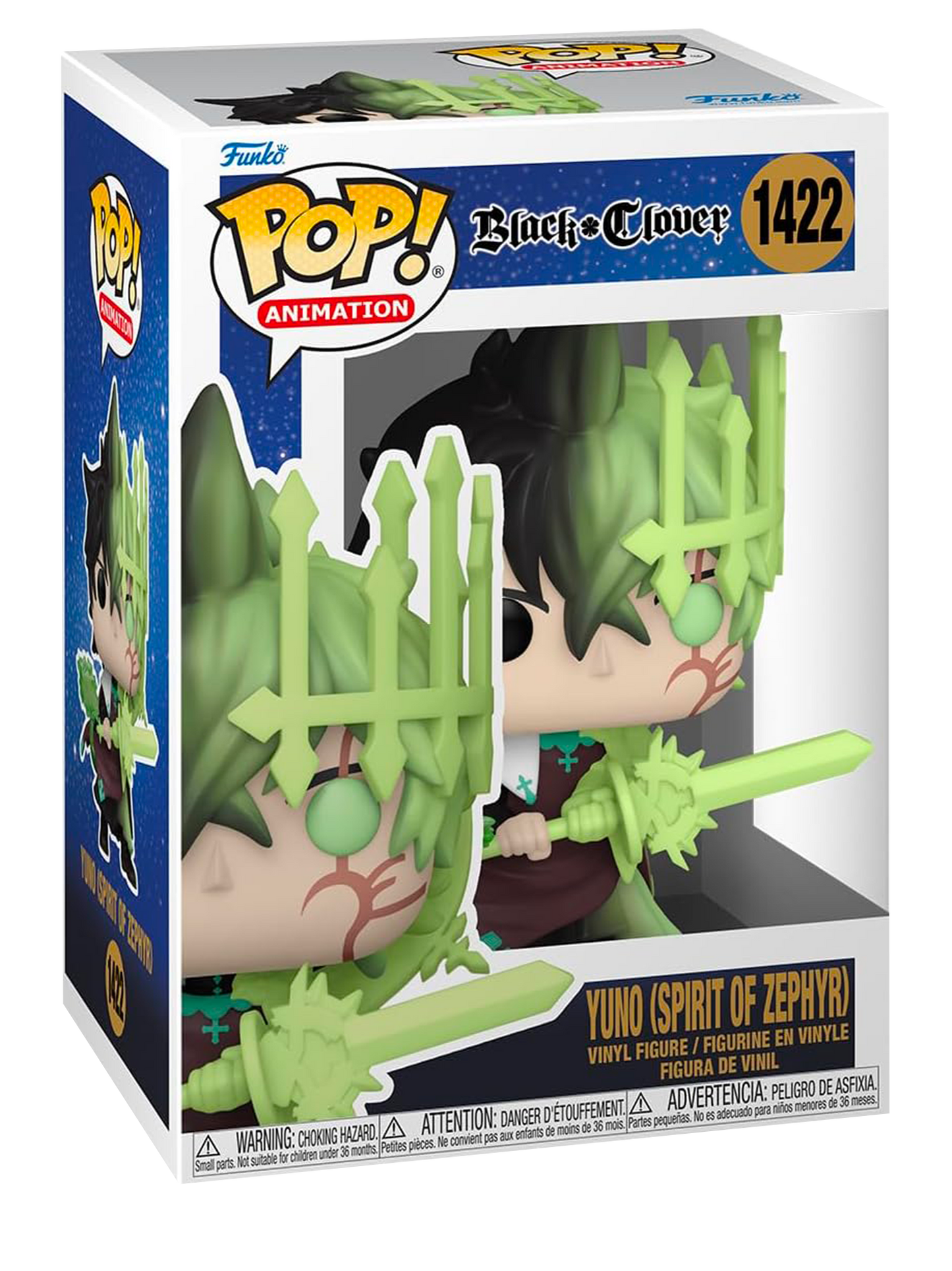 Yuno (Spirit Of Zephir) - Black Clover - Funko POP! 1422