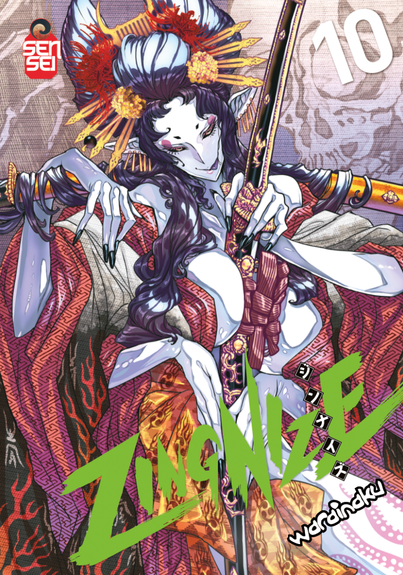 Copertina del manga Zingnize volume 10 edito in italiano da Manga Senpai.